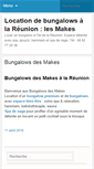 Mobile Screenshot of location-bungalow-reunion.net